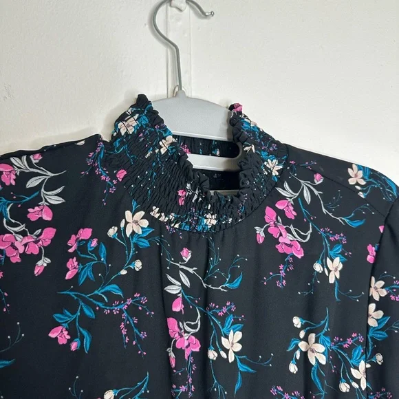 Nanette Lepore long sleeve, high low floral dress - Picture 10 of 10